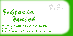 viktoria hanich business card